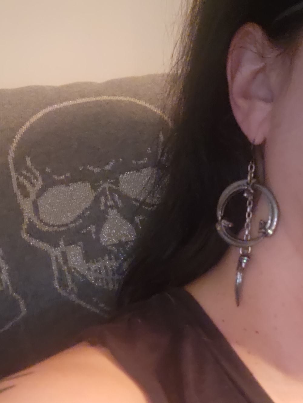 Martha Rotten Raven Claw earrings